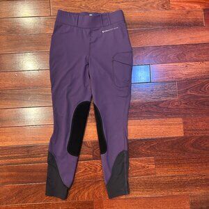 Noble Equestrian Pants Women's Small Purple Balance Tight Booty Boost